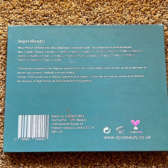 OPVBeauty London Yemoja Palette - Picture 7 of 7